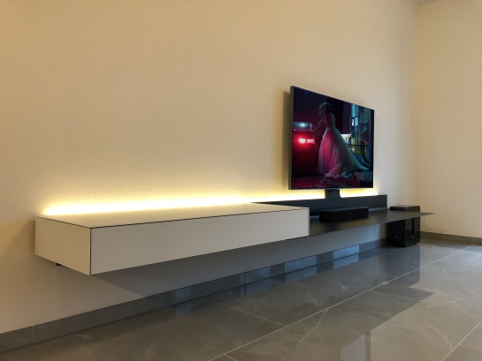 TV-Wandmöbel Spectral Air Black