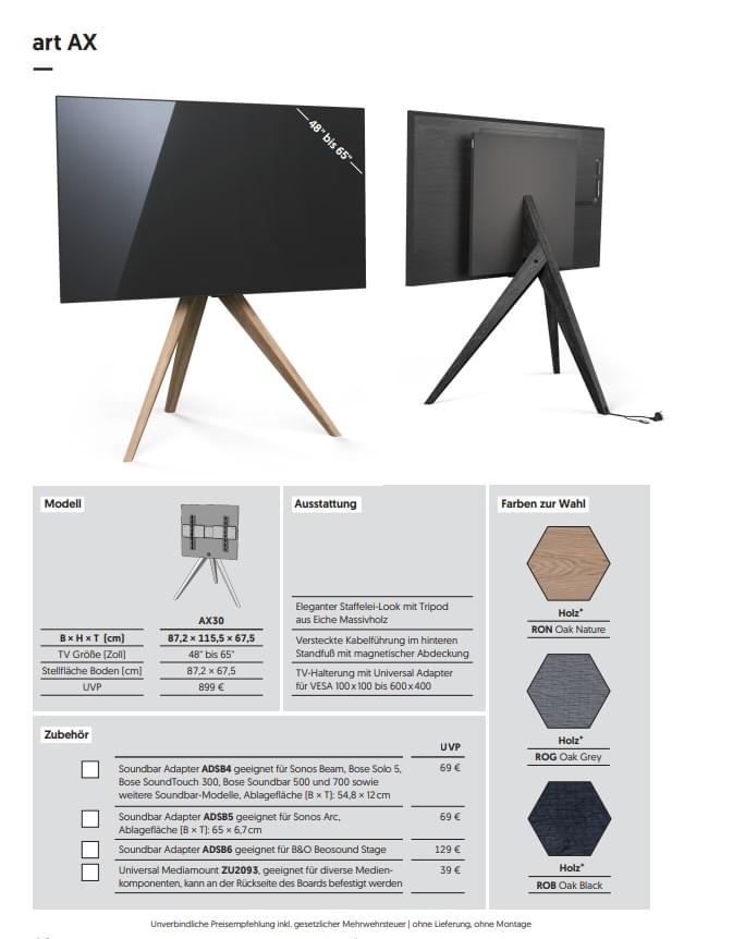 AX30-ROB ART TV-Stand Oak Black