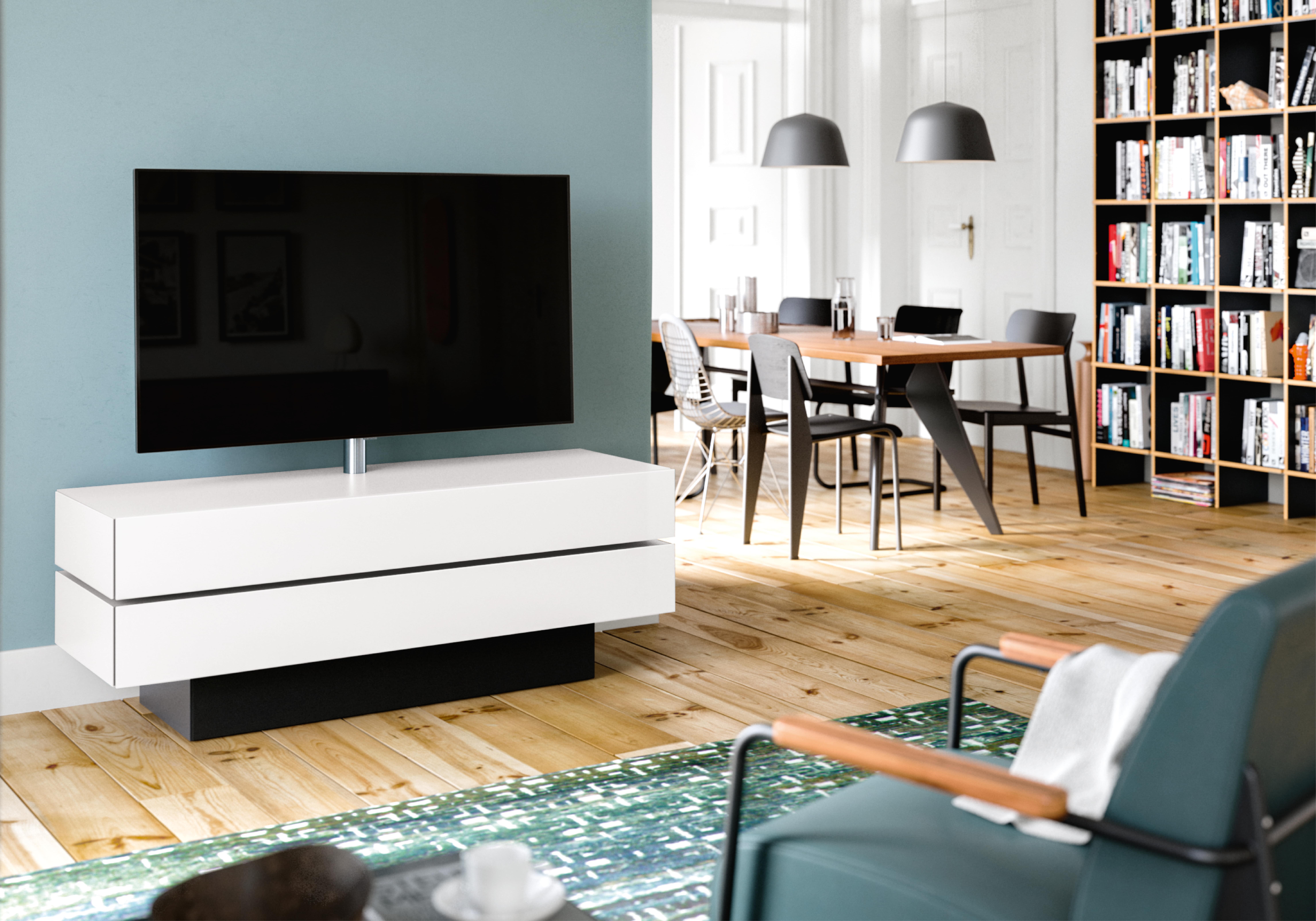 BR1502-SNG inkl. drehbarer TV-Halterung