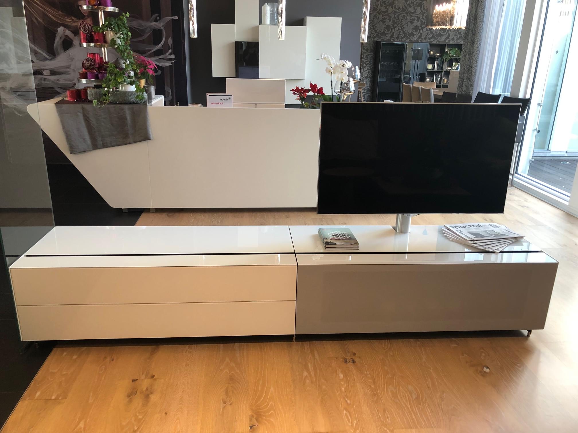 Spectral Raumteiler Cocoon Weiß Glas HG (SNG)