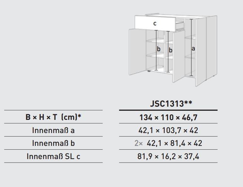 JSC1313-GR Sideboard-SL 134x110