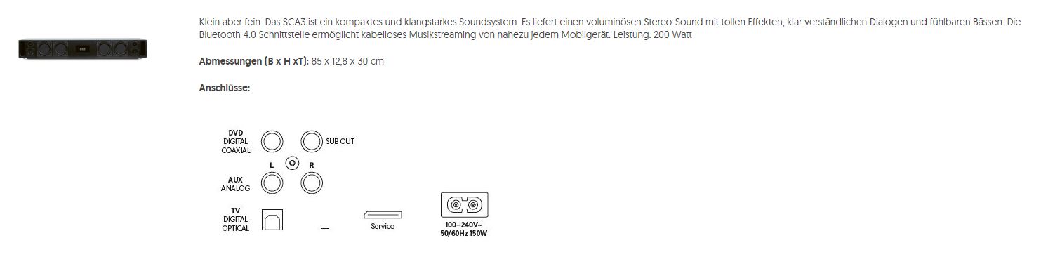 SC1651-SNG-SAT mit Soundsystem SCA3