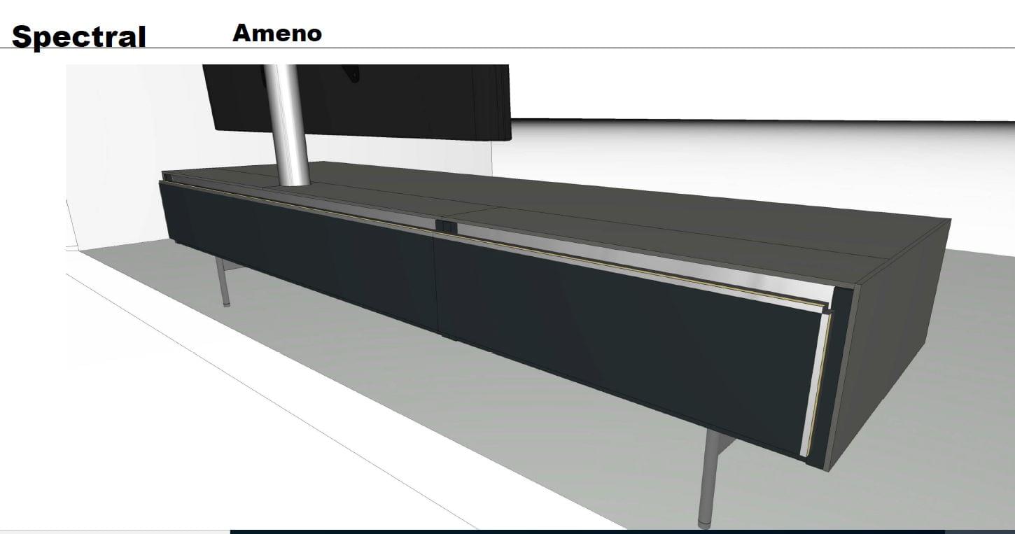 AM-190-GN Lowboard zur Soundbar Integration