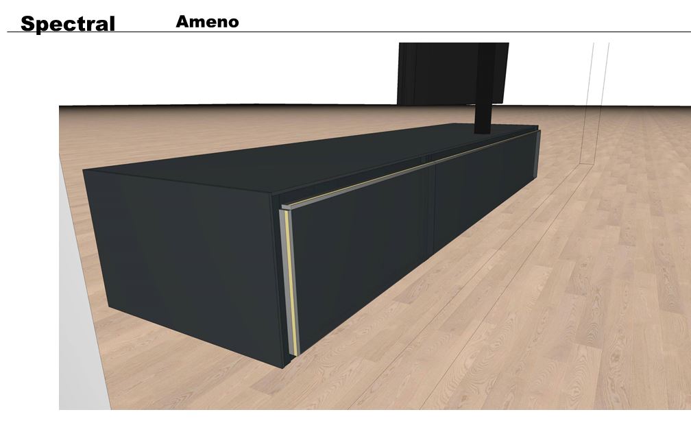AM-222-SHB Lowboard für Soundbar Integration