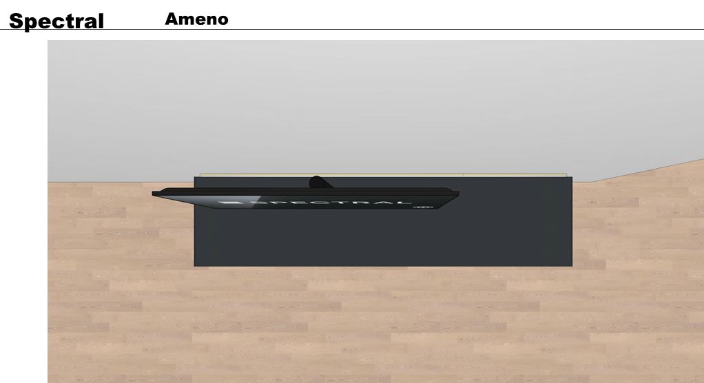 AM-222-SHB Lowboard für Soundbar Integration