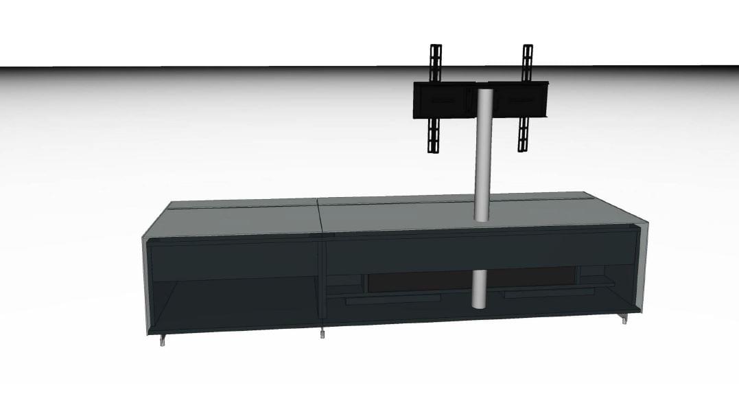 CO5+CO2-CM Lowboard mit Soundsystem BRA2