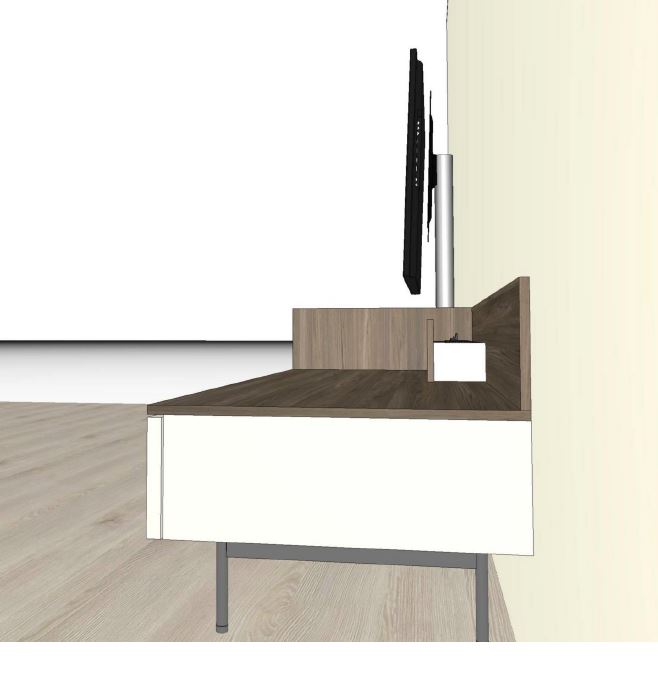 NXP17-Lowboard für Soundbar Integration