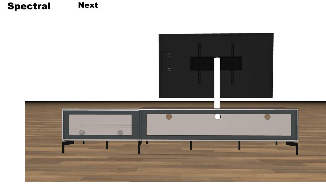 NX5506-PE Kombi Lowboard für Soundbar Integration