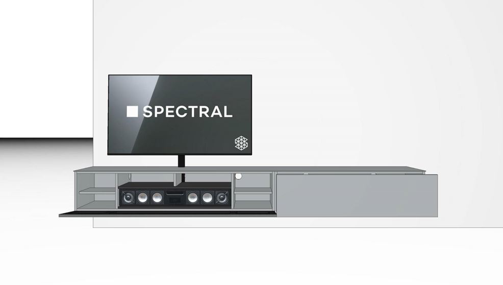 NX5606-GR Lowboard inkl. Soundsystem BRA3