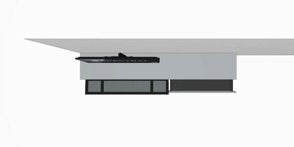 NX5606-GR Lowboard inkl. Soundsystem BRA3