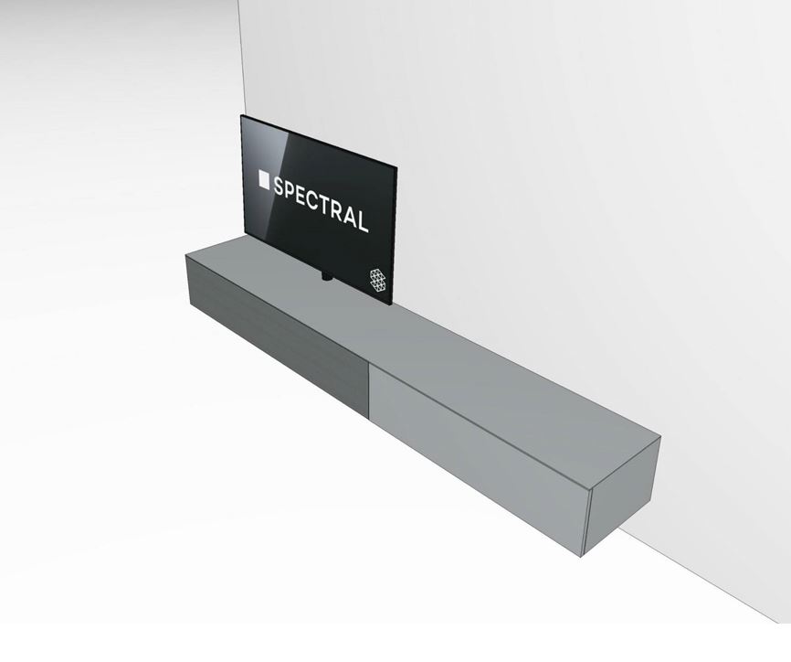 NX5606-GR Lowboard inkl. Soundsystem BRA3