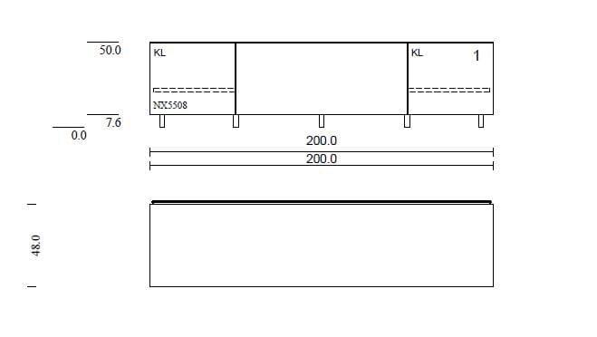 NX5508-PE-FX Lowboard für Soundbar Integration