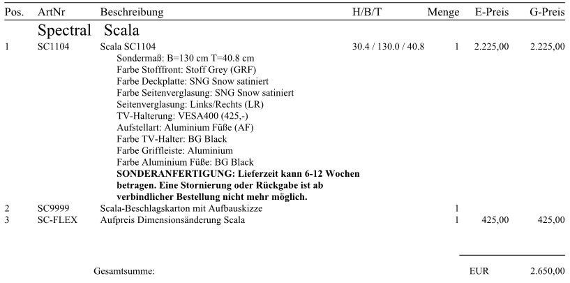 SC1104-SNG für Soundbar Integration