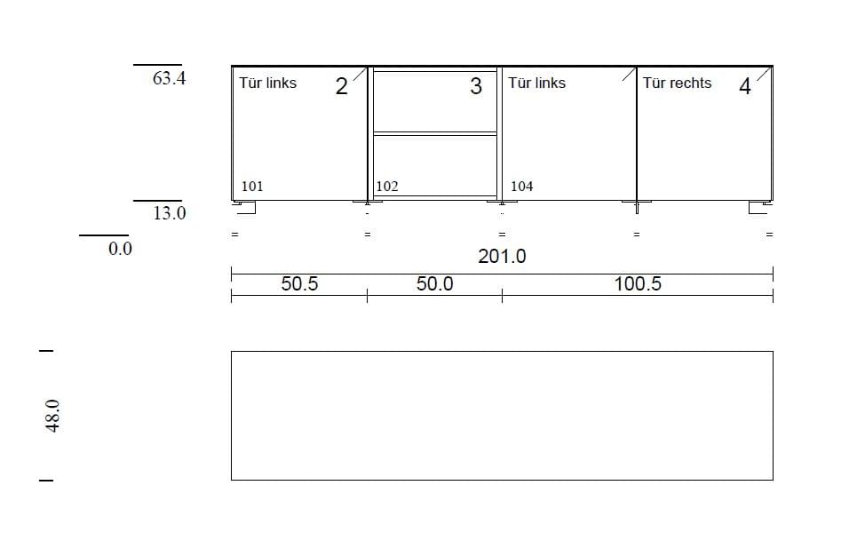 SIDE Model 1 - 201x50x48