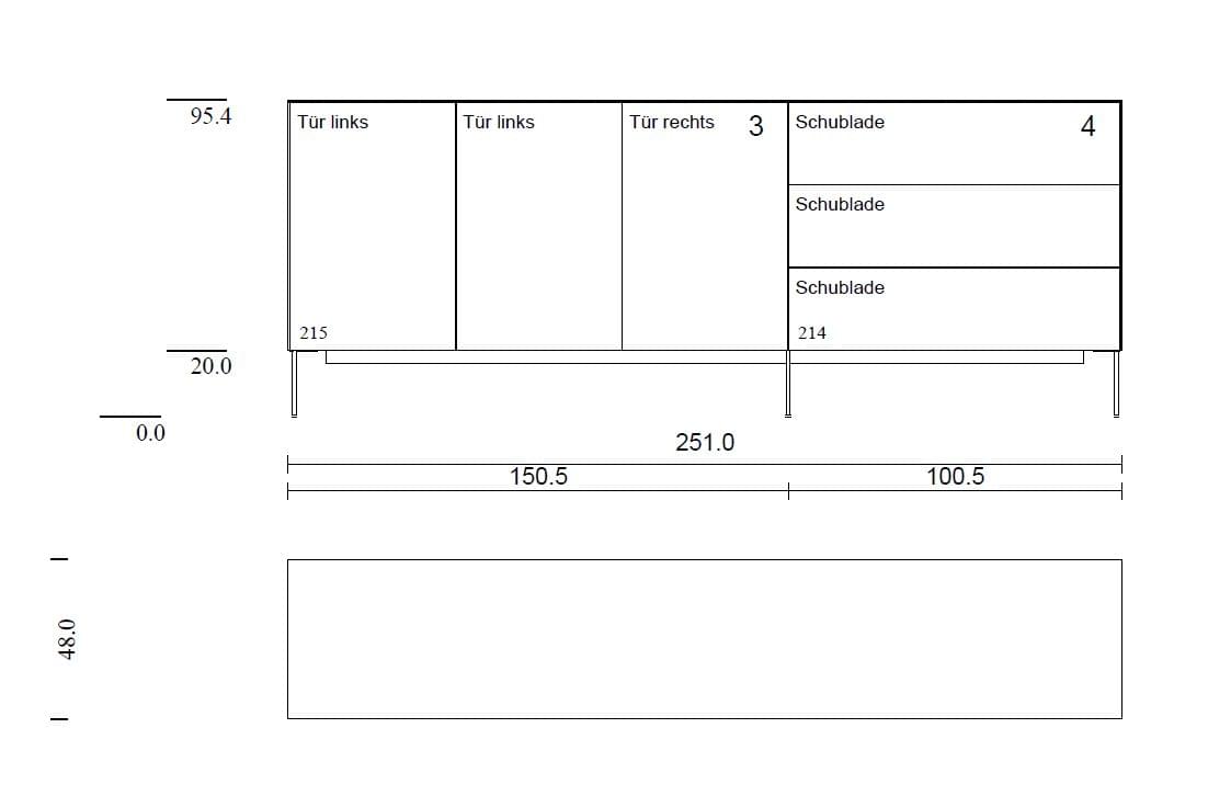 SIDE Model 1 - 251x75x48