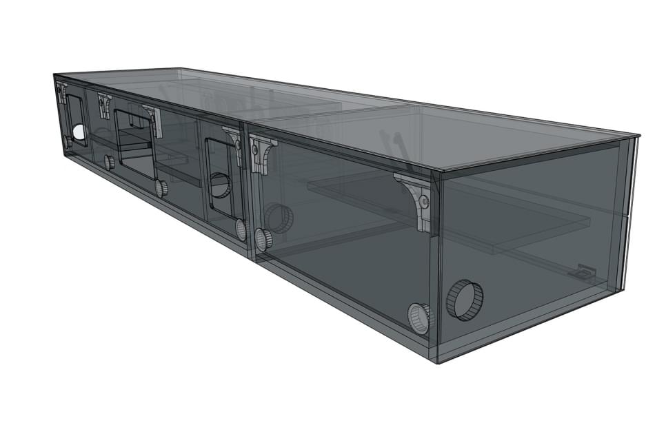 Spectral Core: maßgefertigtes Design-TV-Möbel mit Soundbar-Integration ...