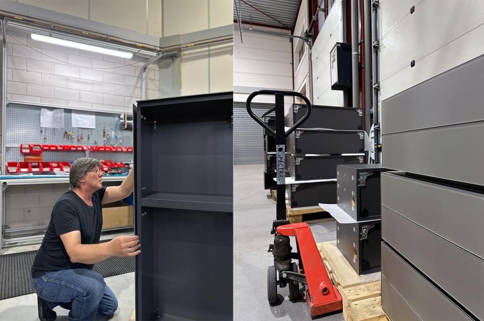 Spectral Core: maßgefertigtes Design-TV-Möbel mit Soundbar-Integration ...