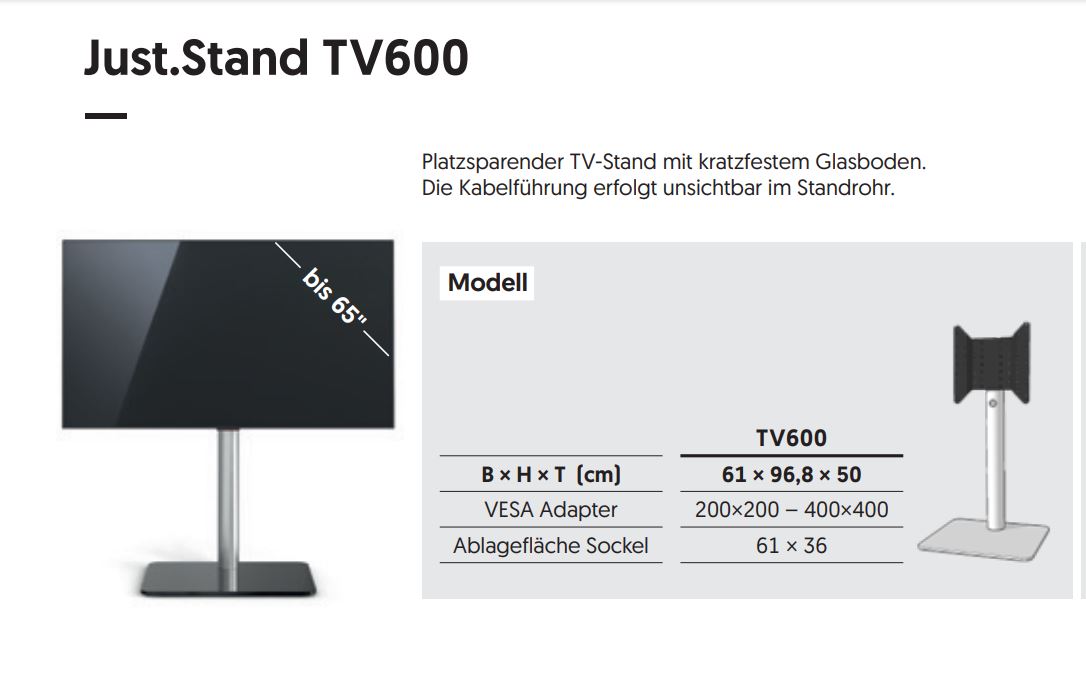 TV600-BG Just.Stand